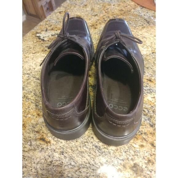 Ecco Barcelona Brown Oxford Shoe Apron Toe Dress Casual Business Men 45 US 11 main image 9